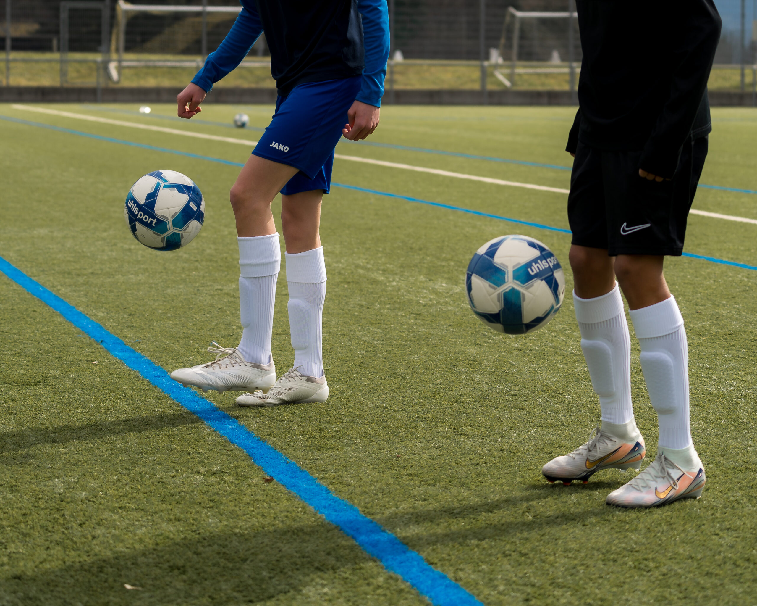 Schienbeinschoner Fussball test